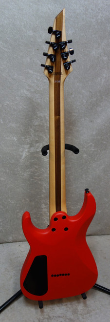 MINT! Jackson Pro Plus Series DK Modern MDK7 HT guitar Satin Red w/ Black bevels