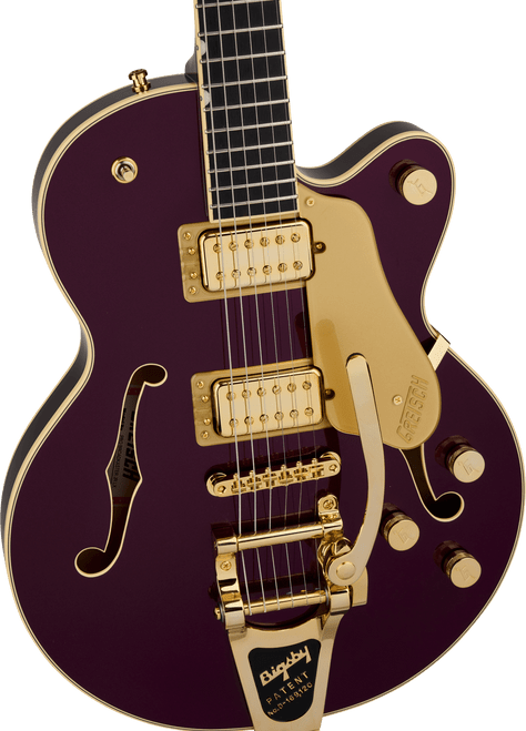 SPECIAL-ORDER! 2025 GRETSCH Broadkaster® Jr. LX Center Block with String-Thru Bigsby / Blackberry