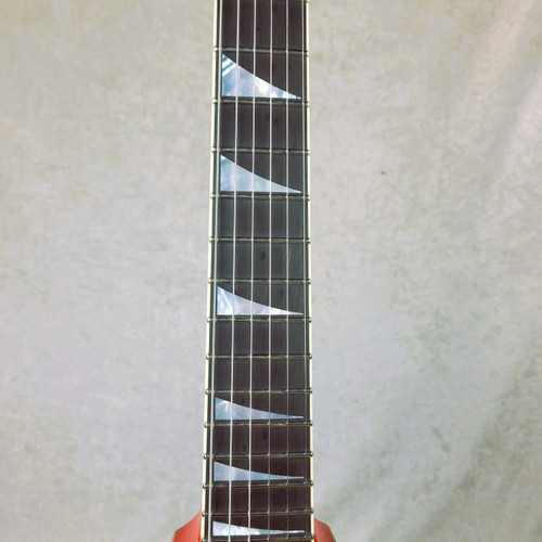 USA JACKSON CUSTOM SHOP { NITRO RELIC RHOADS } FERRARI RED VINTAGE PINSTRIPES