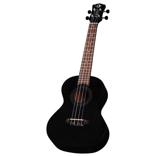 LUNA GUITARS - VINTAGE MAHAGONY TENOR UKELELE / UKE - BLACK LUNA GUITARS - VINTAGE MAHAGONY TENOR UKELELE / UKE - BLACK