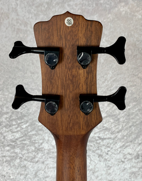 LUNA TRIBAL 30" SHORT SCALE  ACOUSTIC / ELECTRIC BASS IN SATIN NATURAL