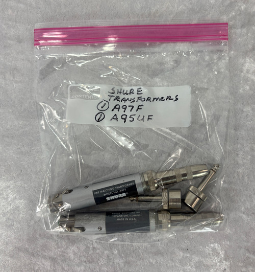 Pair of Shure Transformers (A95UF and A97F)
