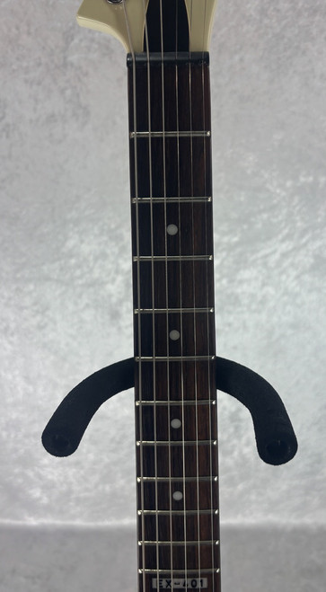 LTD EX-401 electric guitar in white with case