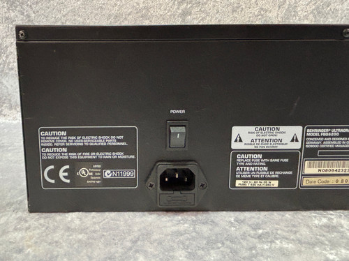 Behringer Ultragraph Pro FBQ6200 EQ graphic equalizer