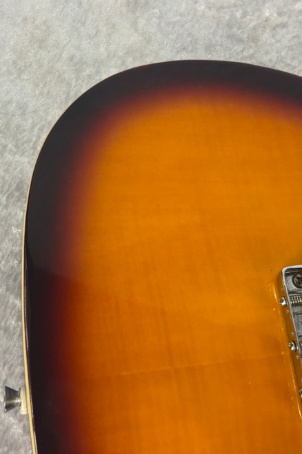 Tele-style Dan Tone Partscaster electric guitar in sunburst finish