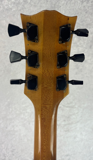 Vintage 70's MIJ LP style electric guitar in natural finish with case Fuji gen