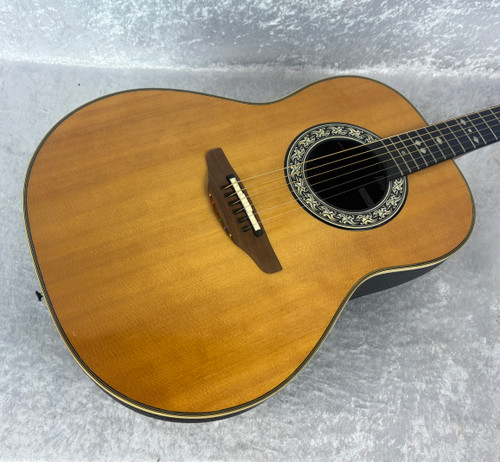 1982 Ovation 1612 Custom Balladeer acoustic electric guitar