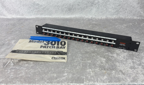 Fostex 3010 Patchbay with manual