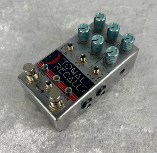 Chase Bliss Tonal Recall Analog Delay blue knob pedal