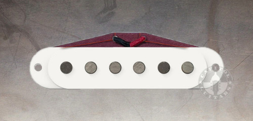 Bare Knuckle Boot Camp TRUE GRIT single coil NECK pickup in White cover