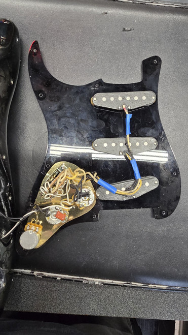 2020 Fender FSR Black Paisley Stratocaster Strat with MIM neck with case