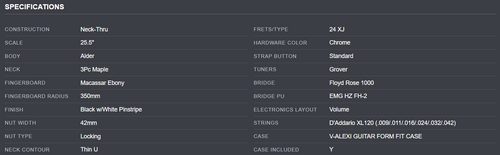 PRE-ORDER - 2026 LTD ALEXI LAIHO SAWTOOTH SE 20TH ANNIVERSARY | BLACK / WHITE PINS