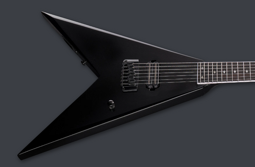 PRE-ORDER - 2026 LTD JS-7 BARITONE JACK SIMMONS SIGNATURE V GUITAR | BLACK