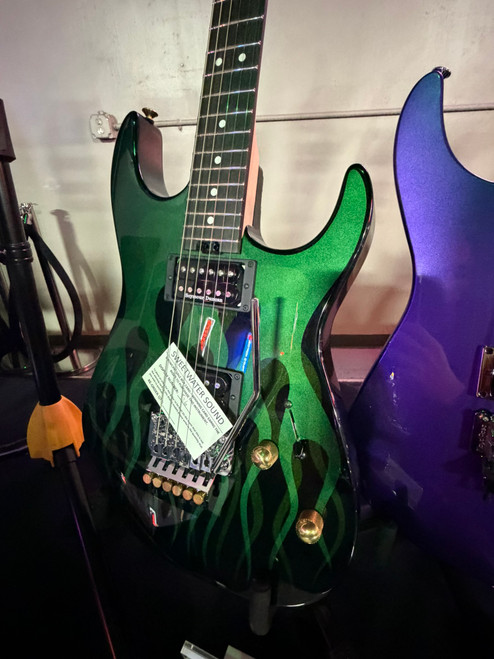 2026 USA JACKSON CUSTOM SHOP / SPECIAL EDITION DINKY \ GREEN GHOST FLAMES