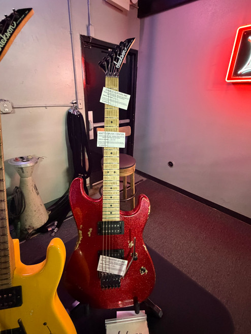 2026 USA JACKSON CUSTOM SHOP / SPECIAL EDITION DINKY \ RED SPARKLE NITRO RELIC CLUB