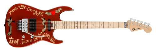 2026 USA CHARVEL  CUSTOM SHOP / WARREN DEMARTINI DINKY \  FRENCHIE RED
