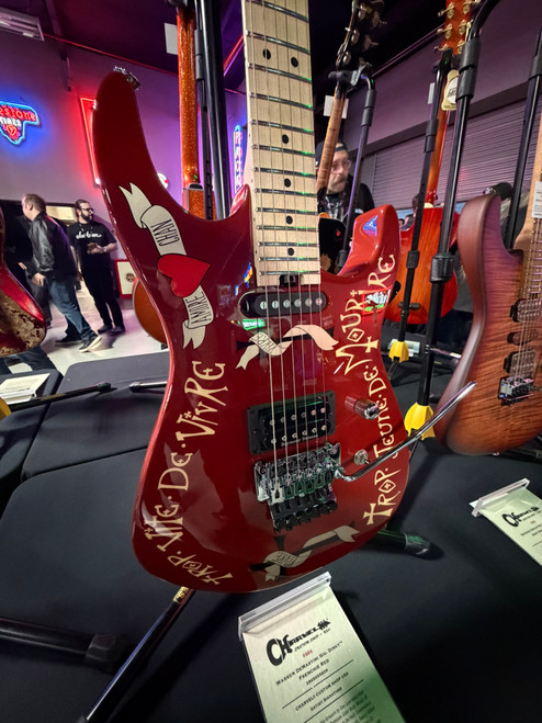 2026 USA CHARVEL  CUSTOM SHOP / WARREN DEMARTINI DINKY \  FRENCHIE RED