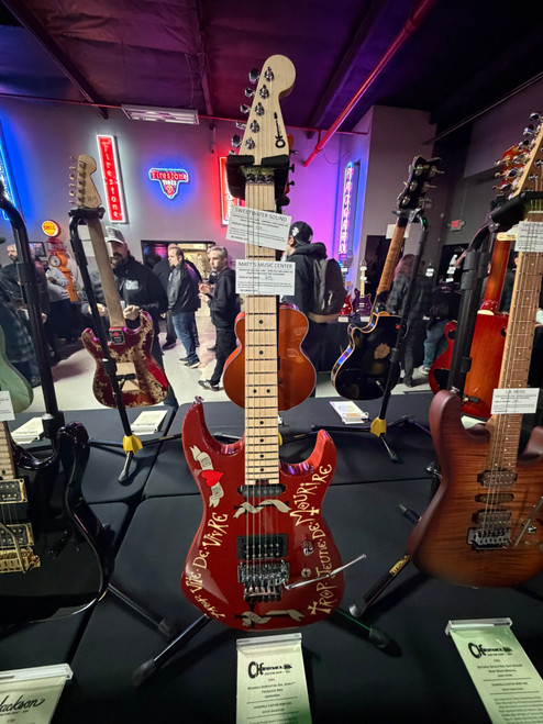 2026 USA CHARVEL  CUSTOM SHOP / WARREN DEMARTINI DINKY \  FRENCHIE RED