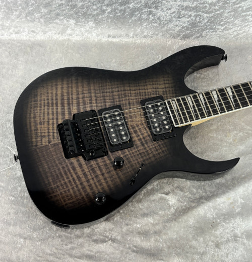 Ibanez Gio RG320FA electric guitar in transparent black (ding)