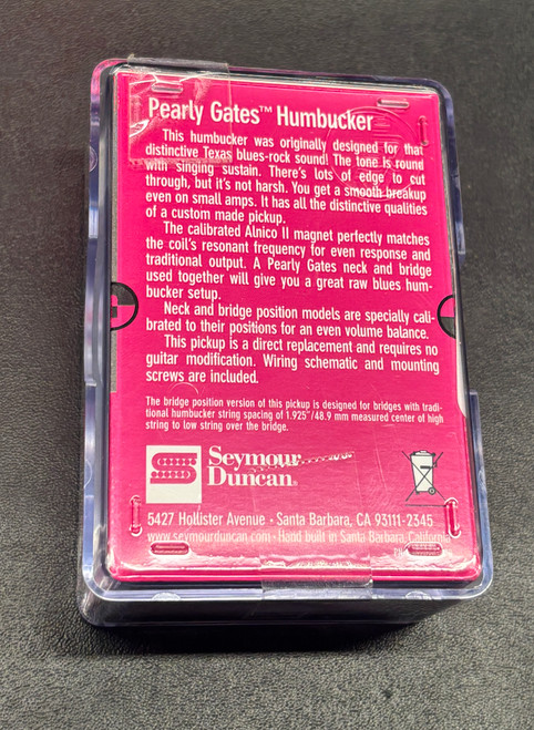 NEW! Seymour Duncan Pearly Gates SH-PG1b bridge humbucker