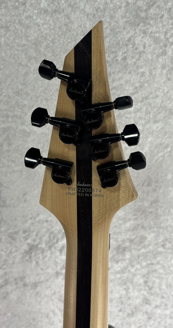 JACKSON  Pro  Dinky DK Modern Ash FR6, Ebony Guitar in Baked White