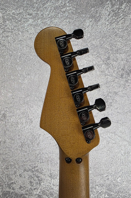 IN-STOCK - EVH LIMITED EDITION FRANKENSTEIN "FRANKIE" AGED BLACK & YELLOW -0660