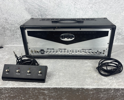 B-52 AT-100 all tube amp head with footswitch (brand new tubes) AT100