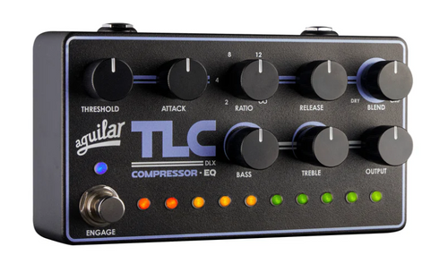 NEW! AGULAR TLC COMPRESSOR EQ DLX PEDAL + FREE PATCH CABLE