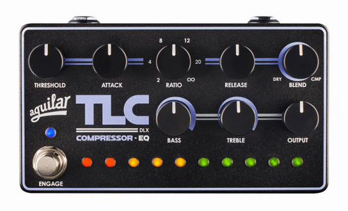 NEW! AGULAR TLC COMPRESSOR EQ DLX PEDAL + FREE PATCH CABLE