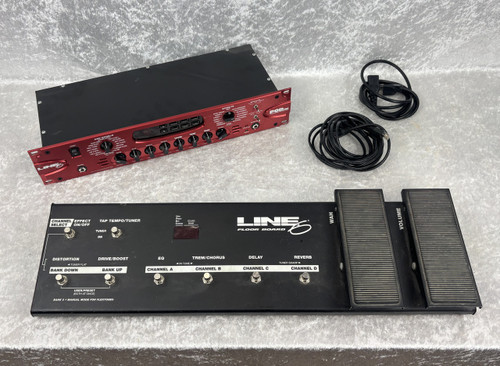 Line 6 Pod Pro rackmount unit with Floor Board