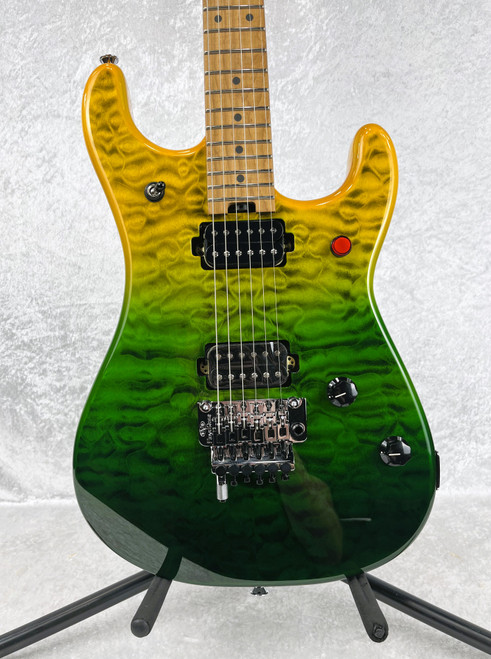 IN-STOCK - EVH 5150 SERIES GUITAR DELUXE QUILTED MAPLE / LIMEADE ZEST