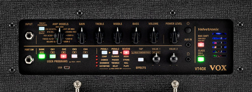 NEW! VOX Valvetronix VT40X Classic Blue 1X10 40W Combo Amp with Effects