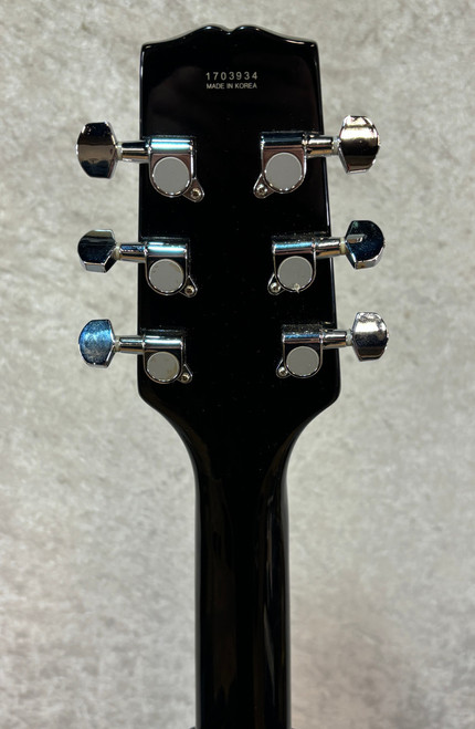 Hamer DC double cutaway electric guitar transparent black (made in Korea)