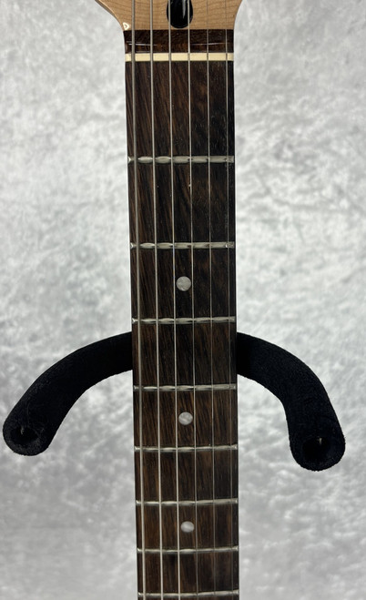 Squier by Fender Affinity Series FSR Stratocaster HSS strat in metallic black