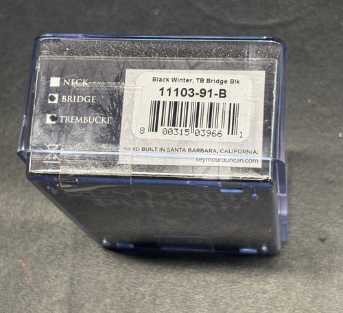 NEW! Seymour Duncan Black Winter bridge humbucker pickup F-Spaced Trembucker