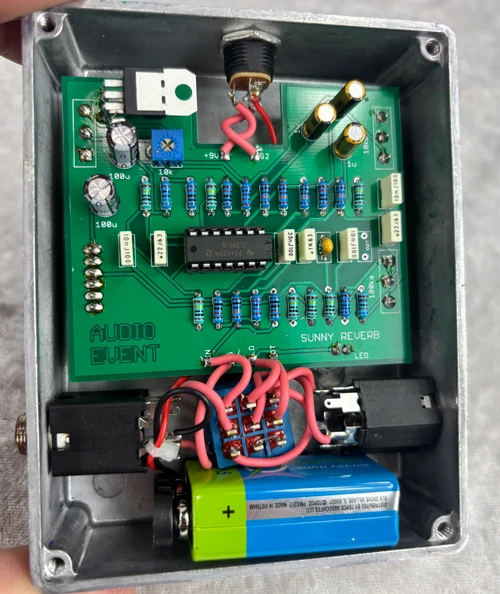 Audio Event Sunny Reverb pedal