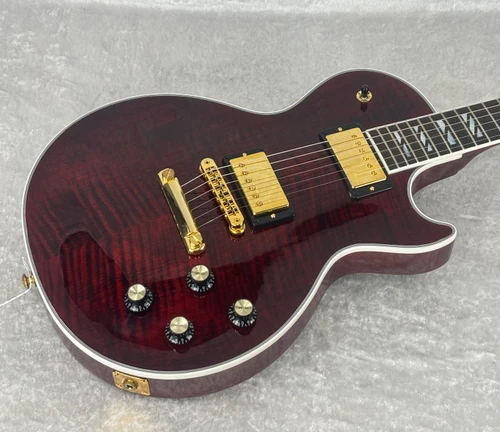 USA 2024 Gibson Les Paul Supreme in red burst finish with case