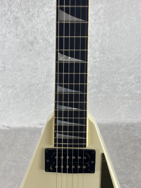 1983 USA Jackson Randy Rhoads Custom RR1 electric guitar in white #96 of first 100!