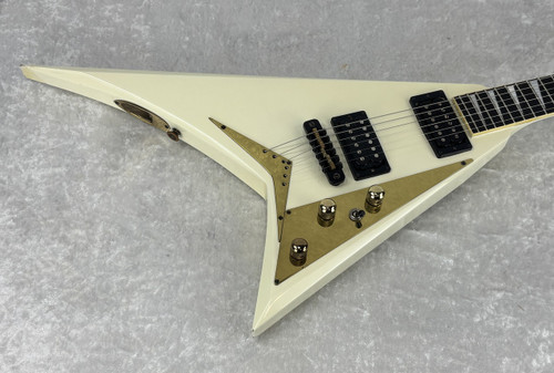 1983 USA Jackson Randy Rhoads Custom RR1 electric guitar in white #96 of first 100!