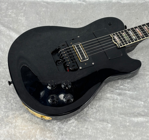 Late 70's Ovation UK II 2 electric guitar in black finish