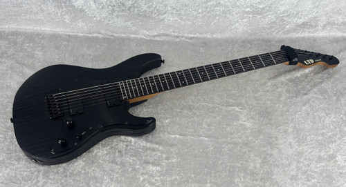LTD Deluxe SN-1007B BARITONE GUITAR IN BLACK STAIN