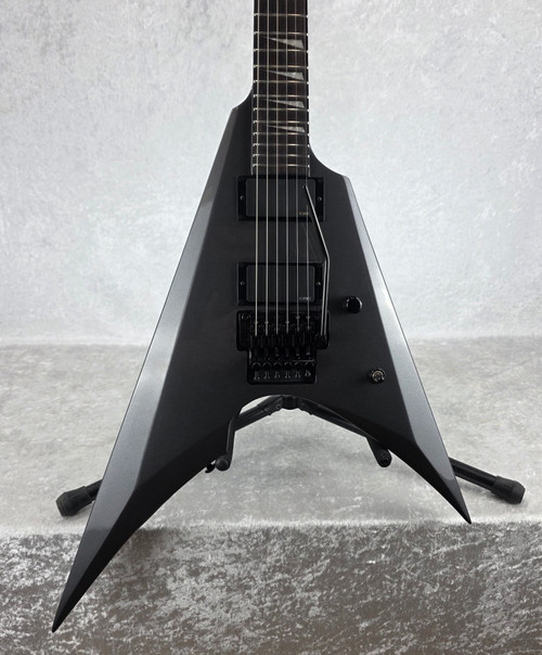 IN-STOCK - 2026 LTD ARROW 400 FLYING V GUITAR | CHARCOAL METALLIC