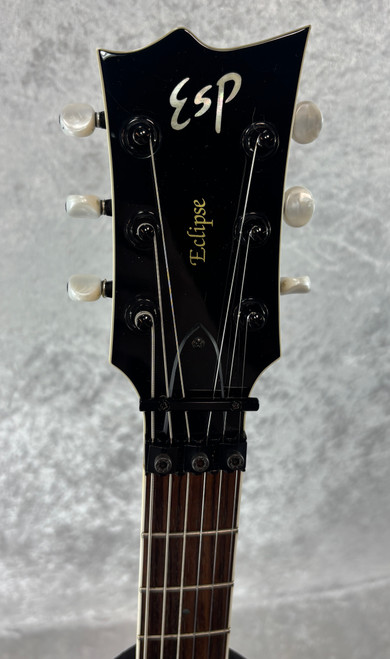 Mid 90's ESP Custom Shop Eclipse electric guitar in gold with case MIJ