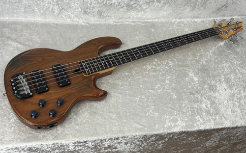 Vintage 1988 Wal MK II electric 5 string bass guitar with American Walnut facings