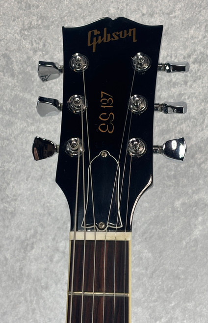 2012 USA Gibson ES-137 Custom Shop electric guitar in gloss black