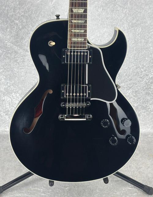 2012 USA Gibson ES-137 Custom Shop electric guitar in gloss black