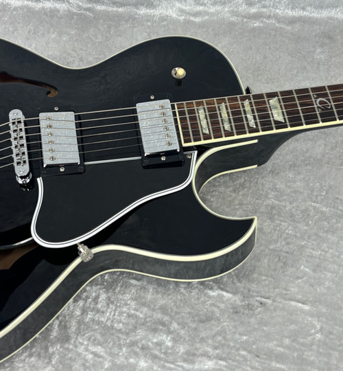 2012 USA Gibson ES-137 Custom Shop electric guitar in gloss black