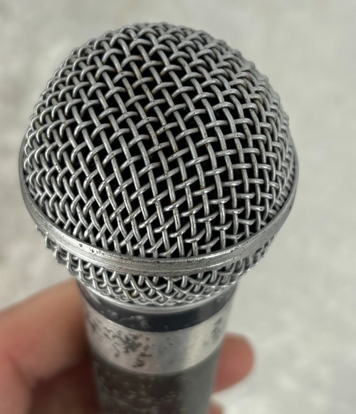 Lot of 2 old logo dual impedance Shure SM-58 microphones mics