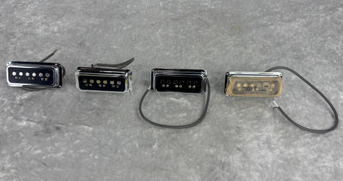 Lot of 4 vintage DeArmond Rowe Industries 2000 Dynasonic pickups (2 uninstalled)