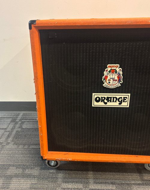 UK Orange OBC410 4x10 bass cabinet cab w/ casters